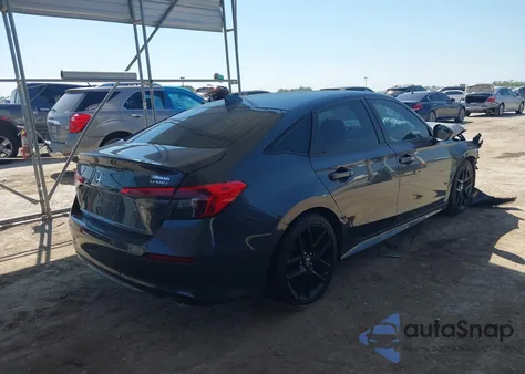 2022 Honda Civic Sport z USA, uszkodzony, nr VIN 2HGFE2F57NH543179